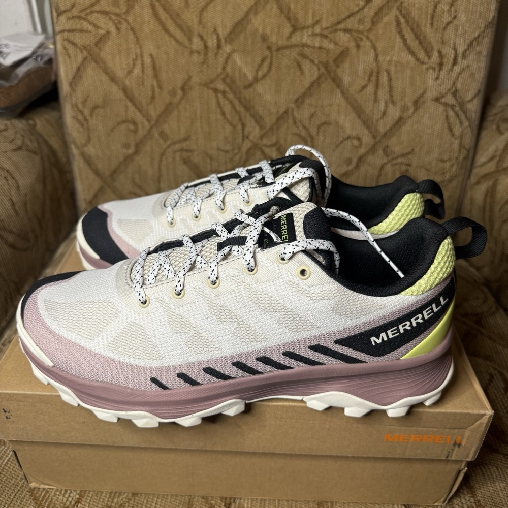 Merrell Speed Eco Waterproof‎ Hiking Shoe-Oyster Burlwood Color-Women's 11 Nice!